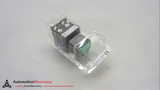 FUJI ELECTRIC AR22F0L-10E3G ILLUMINATED PUSH BUTTON, GREEN, N.O.,