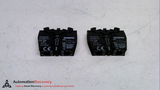 SIEMENS 3SB3400-0A , CONTACT BLOCK W/ 2 CONTACT ELEMENTS