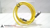 BANNER DEE2R-87D, EURO-STYLE DOUBLE-ENDED CORDSET, 28606