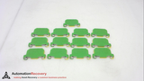 SIEMENS 8WA1 011-1PF00  PE TERMINAL, GREEN / YELLOW