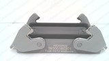 HARTING HAN 16B-HBM-DL, DOUBLE LEVER BULKHEAD HOUSING, 09300160301