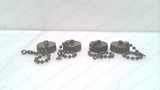 AMPHENOL 97-60-16 - PACK OF 4, PROTECTION CAP W/ CHAIN