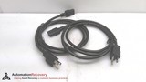 PHINO PHS-301 , AC POWER CORD USA, 3-PIN PLUG TO C13