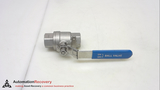 FASTENAL 0427111, BALL VALVE, 3/4