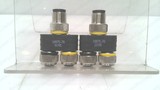 TURCK YB2-FSM 4.5-2FKM 4.5, PACK OF 2 EUROFAST DAISY CHAIN SPLITTER