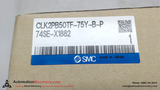 SMC CLK2PB50TF-75Y-B-P74SE-X1882 PNEUMATIC CLAMP CYLINDER W/ LOCK