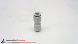 SMC KQ2H08-00A, TUBE-TO-TUBE ADAPTER, PUSH-IN 8MM