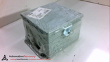 HOFFMAN A606CH, J BOX TYPE 12 HINGED COVER ENCLOSURE JUNCTION BOX