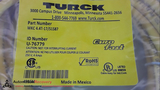 TURCK WKC 4.4T-17/S1587, EUROFAST SINGLE ENDED CORDSET, U-76779