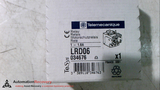 TELEMECANIQUE LRD06--OVERLOAD RELAY BIMETALLIC 1-1.6AMP 690VAC