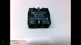 TELEMECANIQUE ZB2-BE102, CONTACT BLOCK, 600VAC, 10A, 1 N.C.