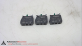 TELEMECANIQUE ZBE-101-, 22MM PUSH BUTTON ADD-ON CONTACT BLOCK