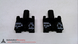 SIEMENS 3SB3403-1PC -PACK OF 2 , SPRING-LOADED TERMINAL LAMP HOLDER