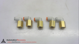 SMC KQ2LF07-34A ,  ELBOW THREADED-TO-TUBE ADAPTER; 1/8,