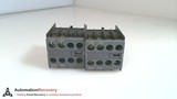 SIEMENS 3RH2911-1HA20, AUXILIARY SWITCH BLOCK W/ SCREW TERMINAL