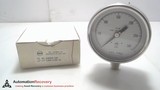 TEL-TRU 4030SS2L-1E8A, PRESSURE GAUGE 4030SS2L1E8A