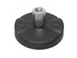 TE-CO 71147 4.33 Diameter Poly Pad Leveler with Tapped Nut 1/2-13