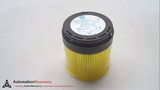 ALLEN BRADLEY 855T-B24TL8 SER. C, YELLOW LED STACK LIGHT
