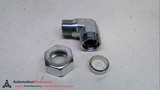 PARKER WE22L3/4NPTCF, 90Â° MALE ELBOW, 24Â° FLARELESS TO NPT, 22M
