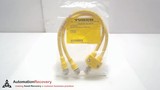 TURCK VB2-FSM4.5/2RKC4.5T-0.3/0.3/S651/S1587, SPLITTER CORDSET UX05358 VB2-FSM4.5/2RKC4.5T-0.3/0.3/S651/S1587