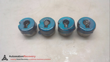 MOELLER PRECISION TOOL MUU032-025 - P ACK OF 4 -,PRESS FIT BUTTON,