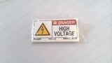 BRADY NPM #78-359-0152 PACK OF 25, HIGH VOLTAGE WARNING LABEL