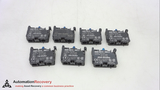 ALLEN BRADLEY 800F-X01V SER A - PACK OF 7, 22 MM SCREW CONTACT BLOCK