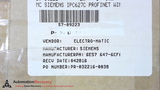SIEMENS 6ES7-647-6CF8 INDUSTRIAL POWER SUPPLY