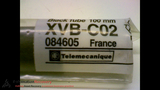 TELEMECANIQUE XVB-C02 , BLACK BASE SUPPORT TUBE, 100 MM LENGTH