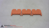 SIEMENS 8WA1-011-1BF22  ORANGE,  TERMINAL BLOCK,  2.5MM2