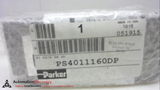 PARKER PS4011160DP, SINGLE SUBBASE, PORT SIZE: 3/8