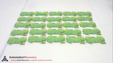 PHOENIX CONTACT ST 2,5-QUATTRO-PE, GROUND TERMINAL BLOCK, 3031322