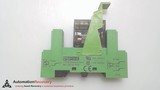 PHOENIX CONTACT 2833518 RELAY BASE WITH ATTACHED 2987943 SINGLE RELAY 2833518 With Attached Part Number 2987943