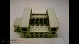 SMC VVQ1000W-130A-1 X2 WITH ATTACHED PART NUMBER 4 PORT MANIFOLD