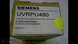 SIEMENS UVRPU480, CIRCUIT BREAKER ASSEMBLY, 440-480 VOLTS,  50/60HZ,