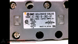 SMC VSS8-6-FIG-D-3EZ-V1, SOLENOID VALVE, 142 MAX PSI, 24VDC 1.8WATTS,
