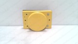 ALLEN BRADLEY 800P-F2YAV SERIES E PALM OPERATED PUSH BUTTON, YELLOW,