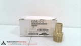 PARKER X125HBL-12-12 BARBED HOSE NIPPLE FITTING, 3/4 X 3/4 NPT