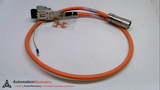 SIEMENS 6FX80025DS011AB3, POWER CABLE, 1 METER, MALE/FEMALE, STRAIGHT/