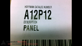 HOFFMAN A12P12  ENCLOSURE PANEL 10.75