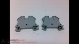ALLEN BRADLEY 1492-J6 ,  FEED-THROUGH TERMINAL BLOCK, GRAY