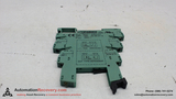 PHOENIX PLC-BSC-24DC/21 BASE TERMINAL BLOCK