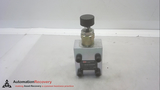 HERION DBC10HG70001200, PRESSURE RELIEF VALVE, MANUAL SETTING,