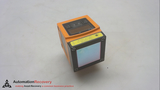 IFM 01DLFPKG PHOTOELECTRIC DISTANCE SENSOR, 10-30 V DC, PNP, N.O,