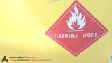 ULINE H-2218M-Y SLIMLINE FLAMMABLE STORAGE CABINET
