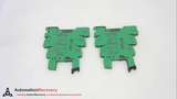 PHOENIX PLC-BSC-24DC/21 -PACK OF 2, RELAY BASE TERMINAL BLOCK, 2966016