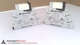 ALLEN BRADLEY 700-HLT12Z24 SER A - PACK OF 2, GP TERMINAL BLOCK RELAY