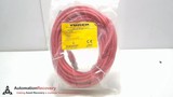 TURCK RSCD RJ45 440RD-10M, ETHERNET CABLE ASSEMBLY, U-84145