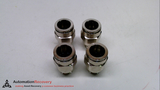 HYDRA FLEX 6512 12-1/4 - -NICKEL PLATED BRASS PUSH-IN FITTING