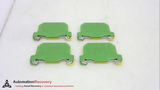 SIEMENS 8WA1 011-1PF00   PE TERMINAL, GREEN / YELLOW